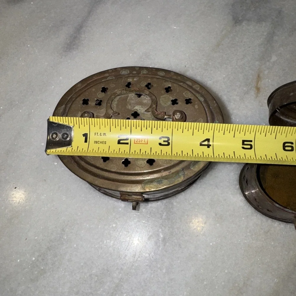 Set Of 2 Hinged‎ Locking Cricket Box Trinket VintageFB0001
